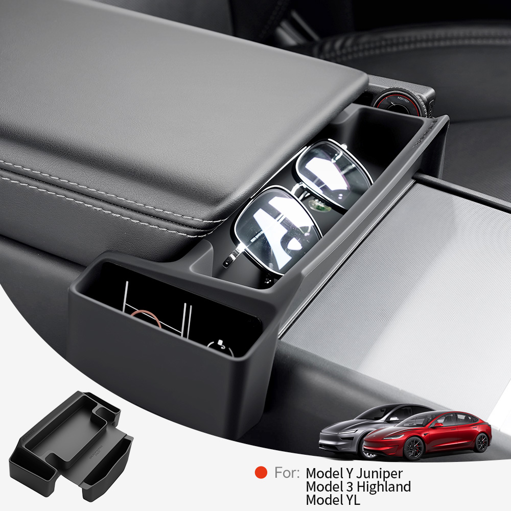 Tech Car Accessories - Caja de almacenamiento para reposabrazos de