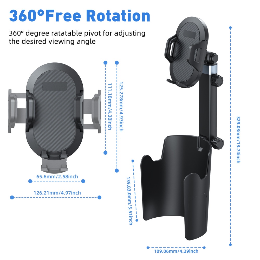 Mobile Tech Accessories - Soporte para Teléfono Móvil para Coche,