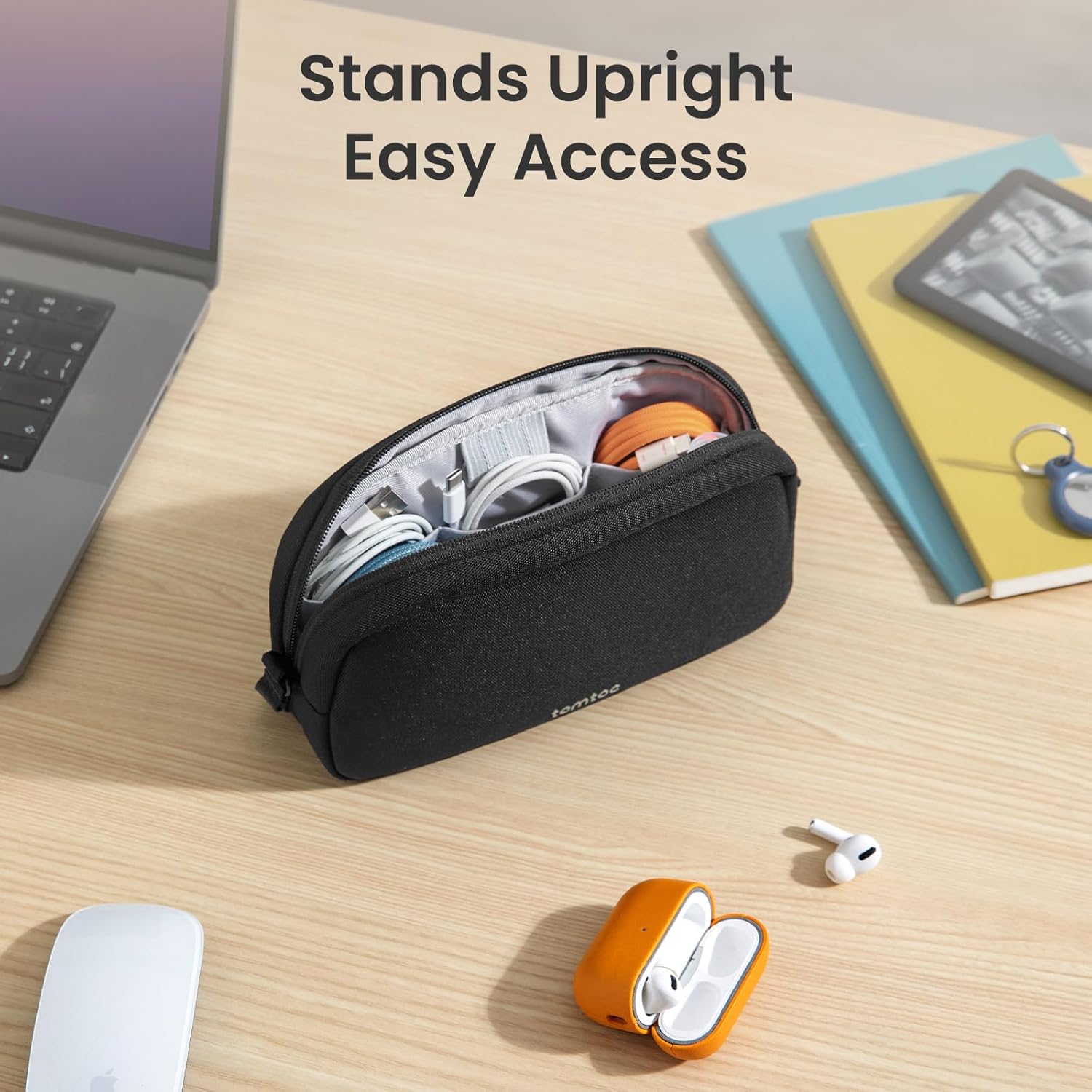 Tech Accessories Travel Organizer Pouch - Estuche Organizador de Electrónicos para Viaje,